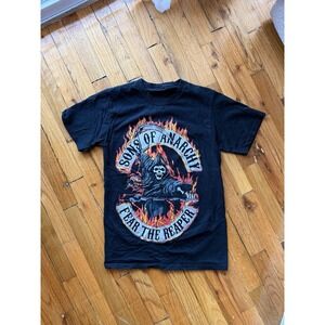 Sons of Anarchy Road Gear "Fear The‎ Reaper" T-Shirt Black Men's Size Small